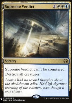 Supreme Verdict SLD20WTW- Rare Englisch