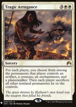 Tragic Arrogance SLD20WTW- Rare Englisch