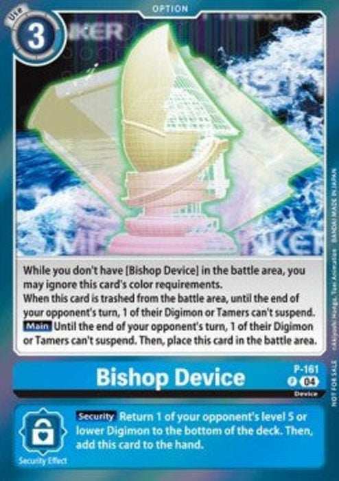Bishop Device (P-161) P Promo Englisch
