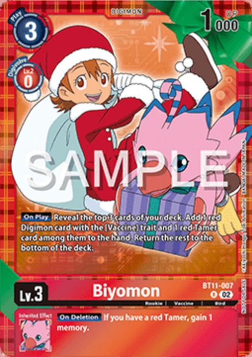 Biyomon (BT11-007) STP Alternative Art Englisch