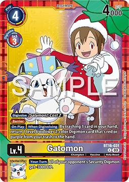 Gatomon (BT16-031) STP Alternative Art Englisch