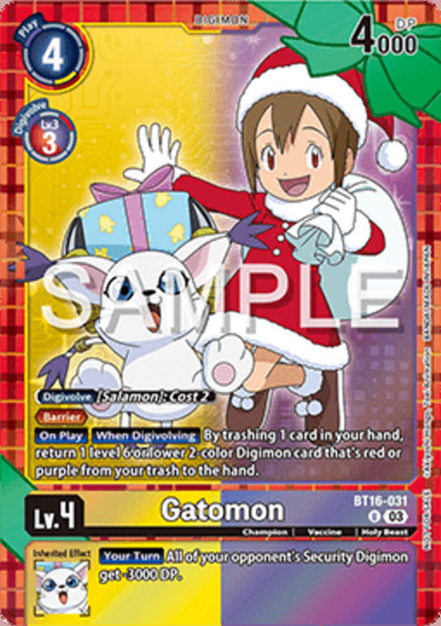 Gatomon (BT16-031) STP Alternative Art Englisch