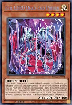 Evil HERO Dead-End Prison (V.1) SUDA-EN002 Secret Rare Englisch