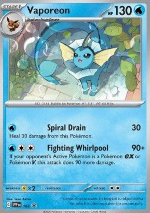 Vaporeon SVP-168 Promo Englisch