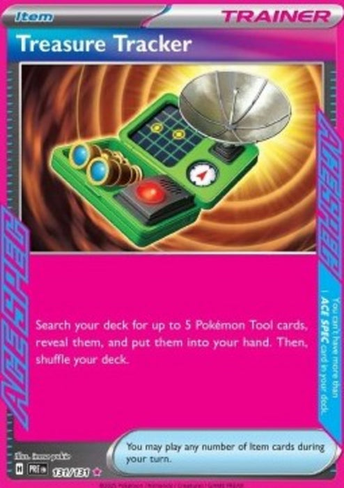 Schatz-Tracker PRE-131 ACE Rare Deutsch
