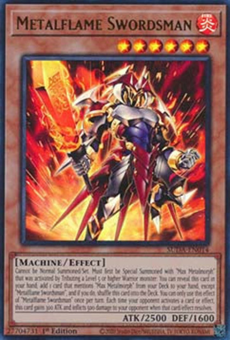 Metalflame Swordsman (V.1) SUDA-EN014 Ultra Rare Englisch