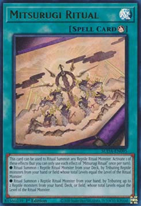 Mitsurugi Ritual (V.1) SUDA-EN095 Ultra Rare Englisch