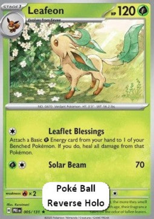 Leafeon xPRE-005 Rare Englisch