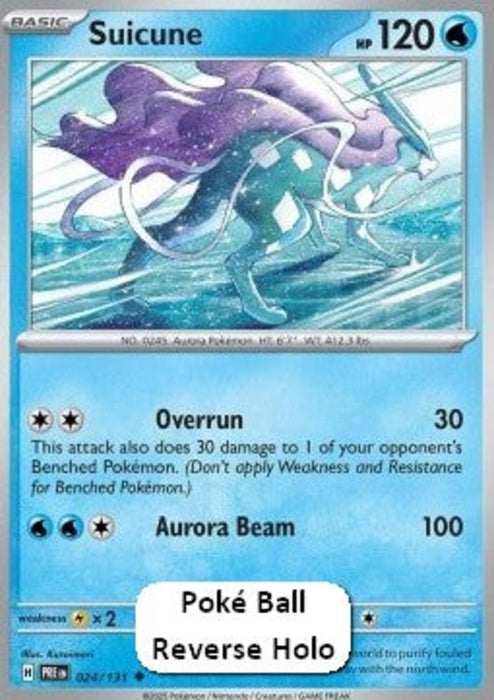 Suicune xPRE-024 Uncommon Englisch