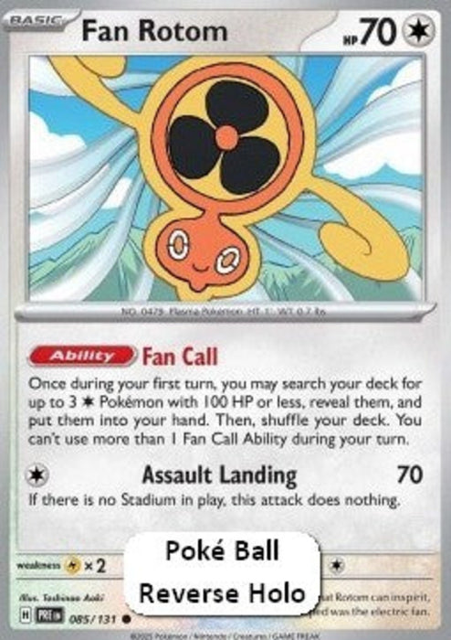 Wirbel-Rotom xPRE-085 Common Deutsch