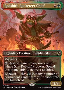 Redshift, Rocketeer Chief DFTX-366 Rare Englisch