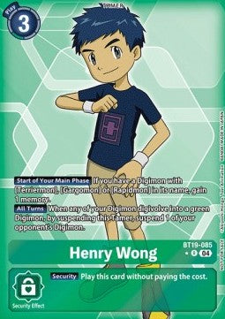 Henry Wong (BT19-085) (V.1) SB2.5P Alternative Art Englisch