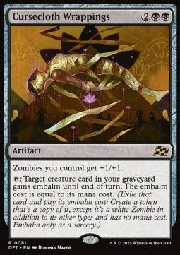 Cursecloth Wrappings DFT-81 Rare Englisch
