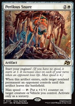 Perilous Snare DFT-23 Rare Englisch