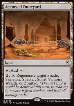Accursed Duneyard DRC-20 Rare Deutsch