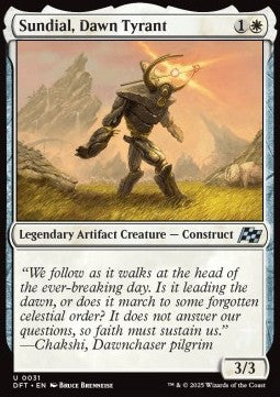 Sundial, Dawn Tyrant DFT-31 Uncommon Englisch