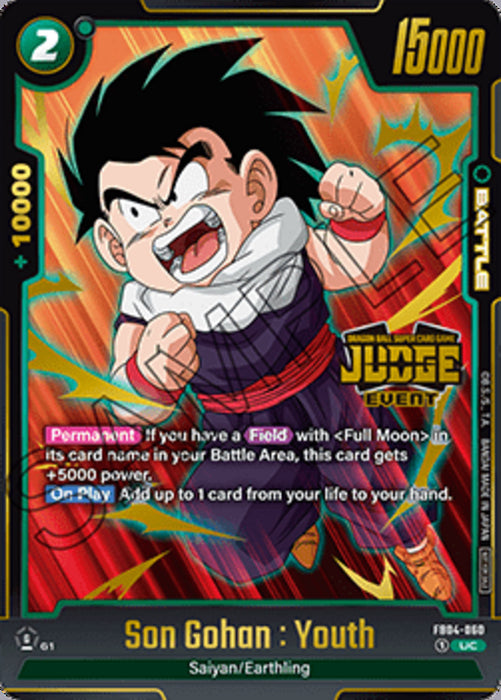 Son Gohan : Youth (FB04-060) JPFW Uncommon Englisch