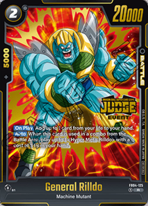 General Rilldo (FB04-125) JPFW Rare Englisch