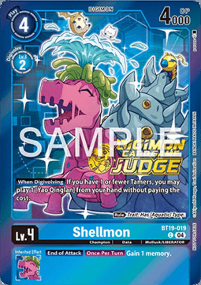 Shellmon Recolor Digimon Shellmon (BT19-019) JP Alternative Art Englisch kaufen ...