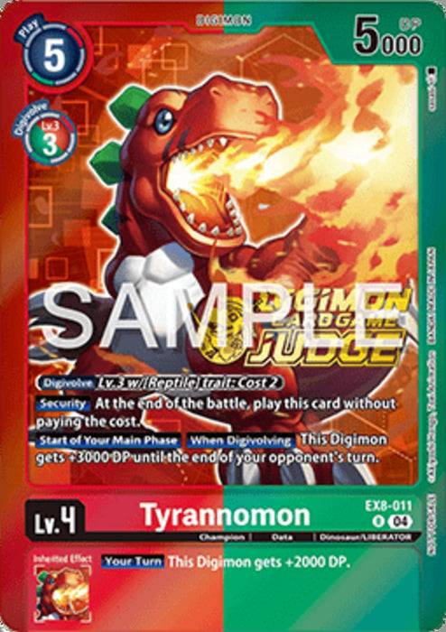 Tyrannomon (EX8-011) JP Alternative Art Englisch