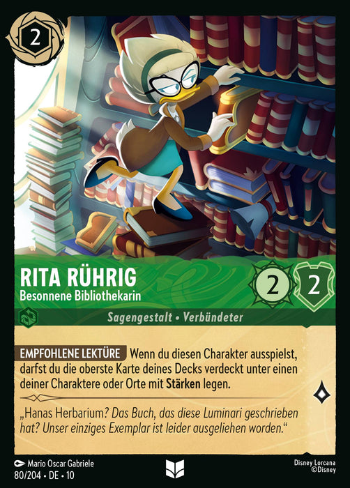 Rita Rührig - Besonnene Bibliothekarin 10WHI-080 Uncommon Deutsch