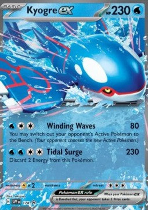 Kyogre ex SVP-178 Promo Deutsch