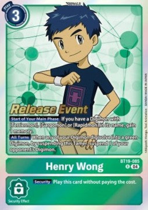 Henry Wong (BT19-085) (V.2) SB2.5P Alternative Art Englisch