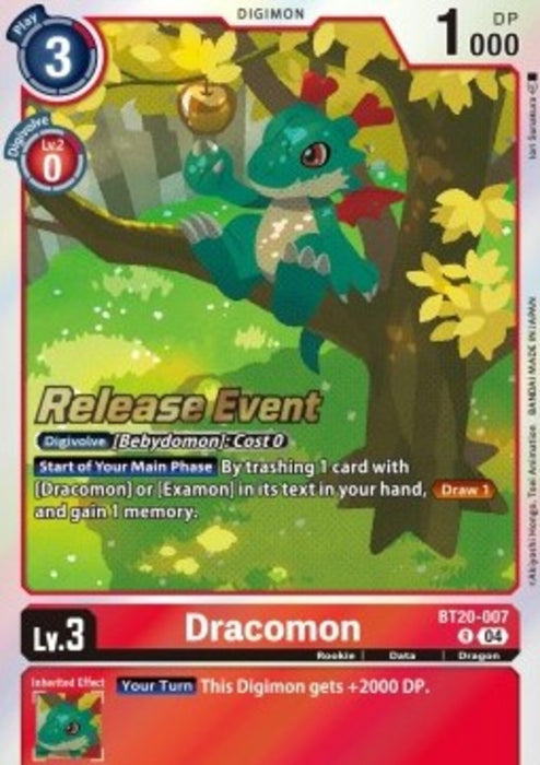 Dracomon (BT20-007) SB2.5P Alternative Art Englisch