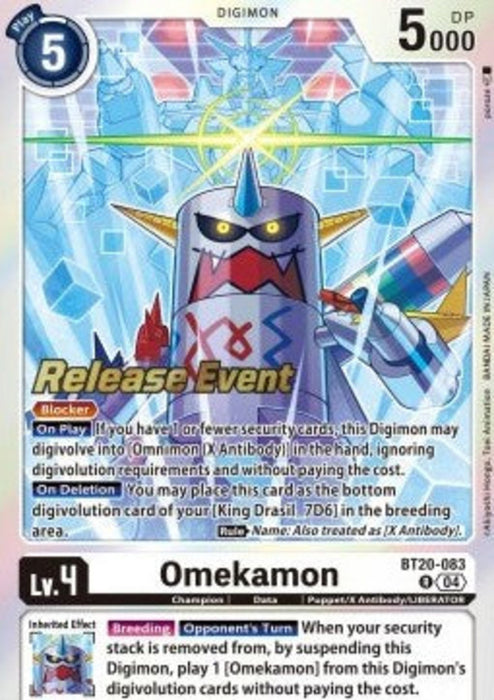 Omekamon (BT20-083) SB2.5P Alternative Art Englisch