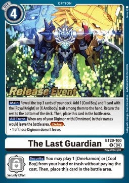 The Last Guardian (BT20-100) SB2.5P Alternative Art Englisch