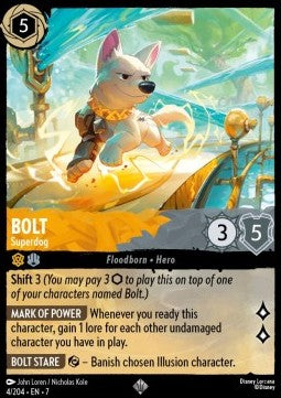 Bolt - Superdog (V.1) 7ARI-004 Super Rare Englisch