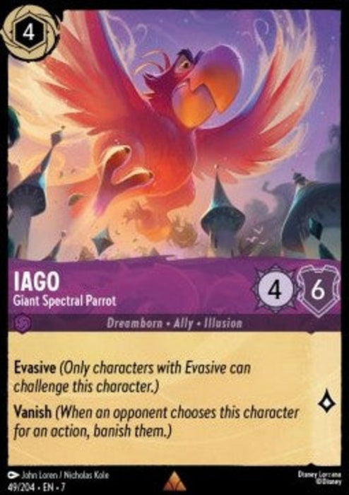 Iago - Giant Spectral Parrot 7ARI-049 Rare Englisch