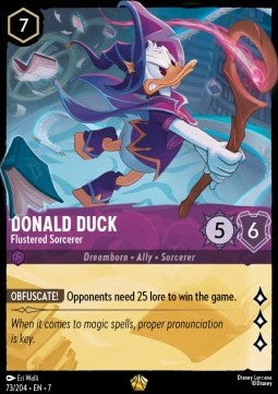 Donald Duck - Flustered Sorcerer (V.1) 7ARI-073 Legendary Englisch