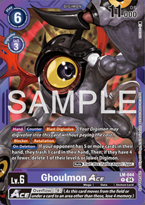 Ghoulmon Ace (LM-044) BT-21P Promo Englisch