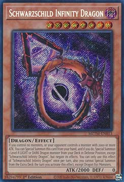 Schwarzschild Infinity Dragon MZTM-EN013 Secret Rare Englisch