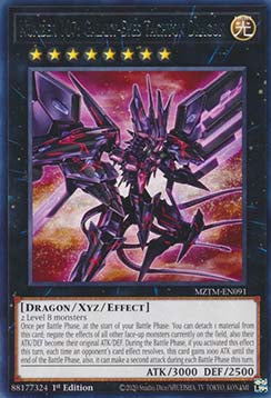 Number 107: Galaxy-Eyes Tachyon Dragon (V.1) MZTM-EN091 Rare Englisch