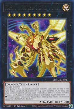 Number C107: Neo Galaxy-Eyes Tachyon Dragon MZTM-EN092 Rare Englisch