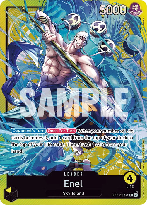 Enel (OP05-098) UP Leader Englisch