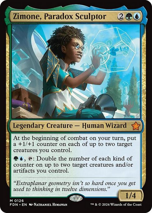 Zimone, Paradox Sculptor (V.2) PFDN-126 Mythic Englisch