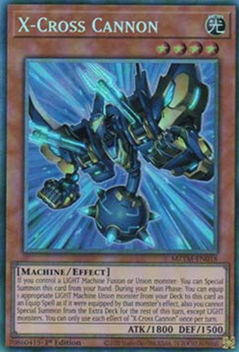 X-Cross Cannon (V.2) MZTM-EN018 Collectors Rare Englisch