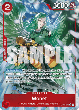 Monet (OP10-016) (V.2) OP10 Alternate Art Englisch