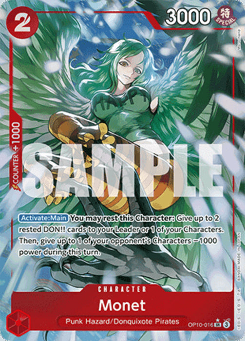 Monet (OP10-016) (V.2) OP10 Alternate Art Englisch