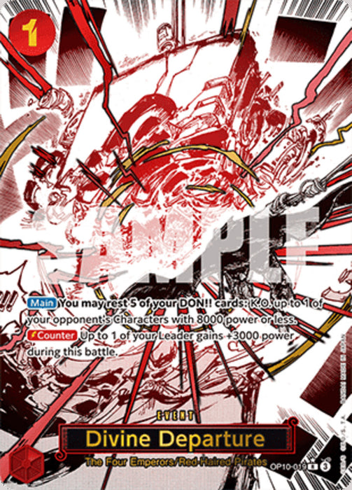 Divine Departure (OP10-019) (V.2) OP10 Alternate Art Englisch