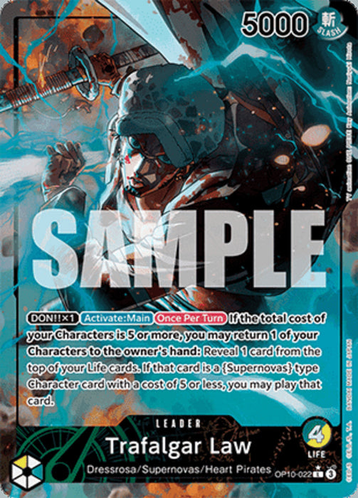 Trafalgar Law (OP10-022) (V.2) OP10 Alternate Art Englisch