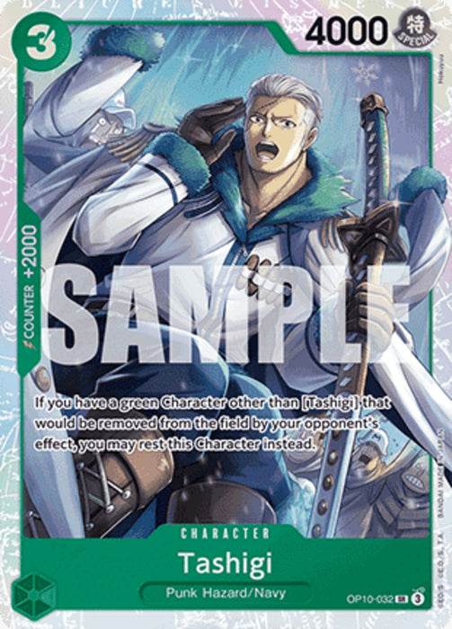 Tashigi (OP10-032) (V.1) OP10 Super Rare Englisch