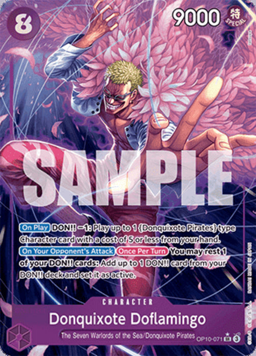 Donquixote Doflamingo (OP10-071) (V.2) OP10 Alternate Art Englisch