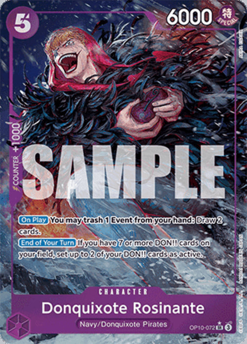 Donquixote Rosinante (OP10-072) (V.2) OP10 Alternate Art Englisch
