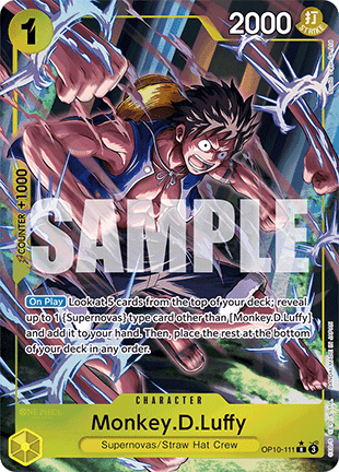 Monkey.D.Luffy (OP10-111) (V.2) OP10 Alternate Art Englisch
