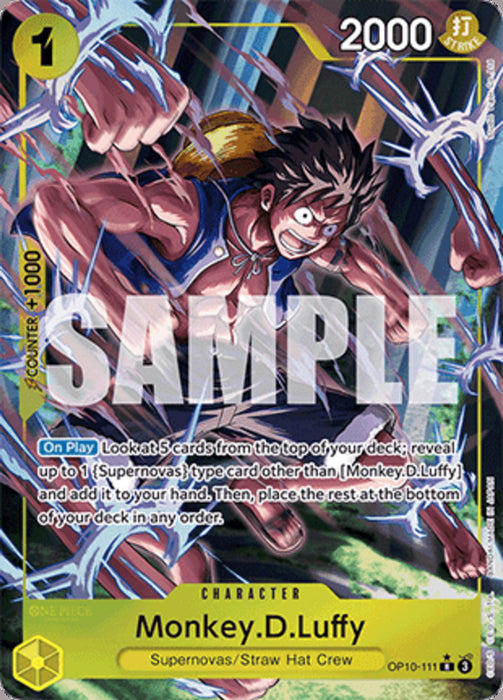 Monkey.D.Luffy (OP10-111) (V.2) OP10 Alternate Art Englisch