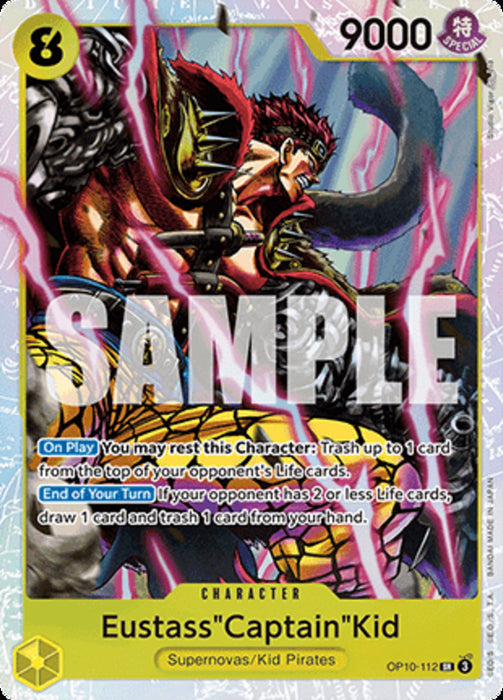 Eustass"Captain"Kid (OP10-112) (V.1) OP10 Super Rare Englisch